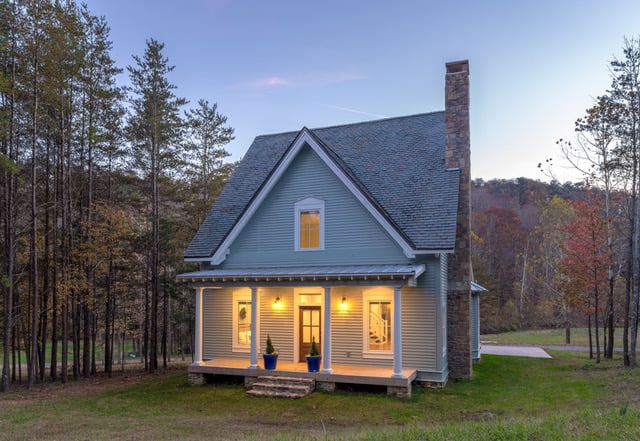 Dusk House Exterior