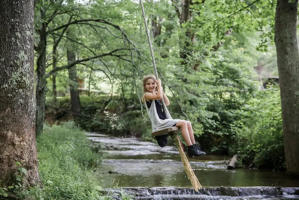 The Swing over Mill Creek